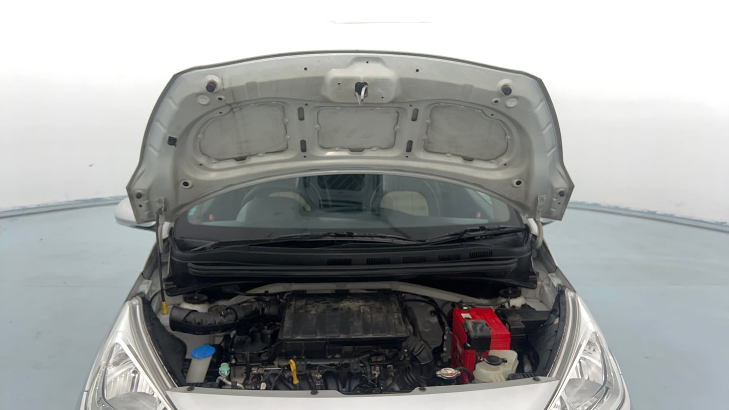 Used 2016 Hyundai Grand i10 Sportz 1.2 Kappa VTVT Petrol Manual engine ENGINE & BONNET OPEN FRONT VIEW