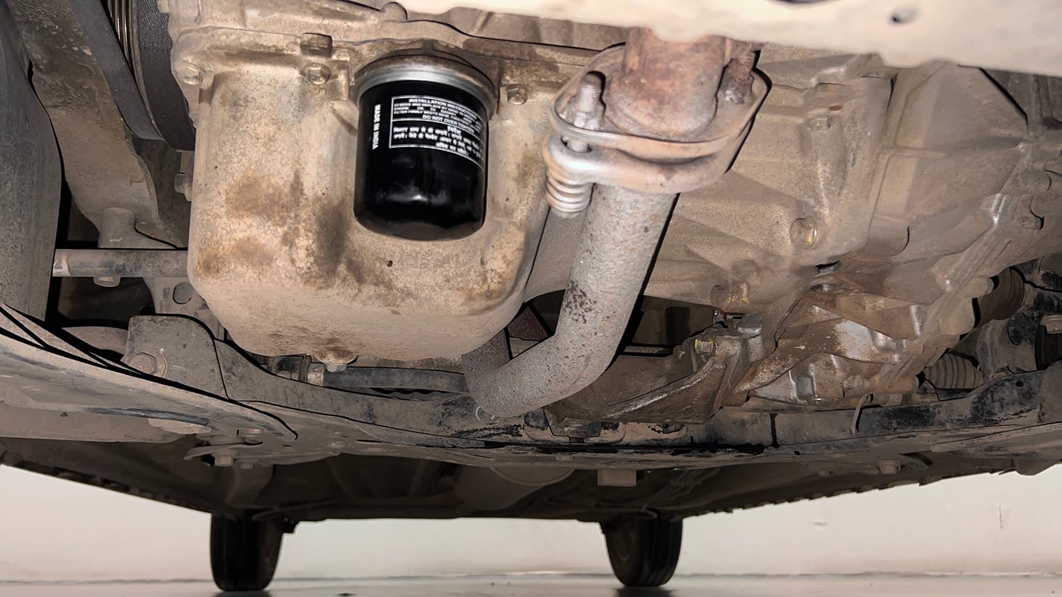 Used 2017 Maruti Suzuki Ignis Zeta 1.2 AMT Petrol Automatic extra FRONT LEFT UNDERBODY VIEW