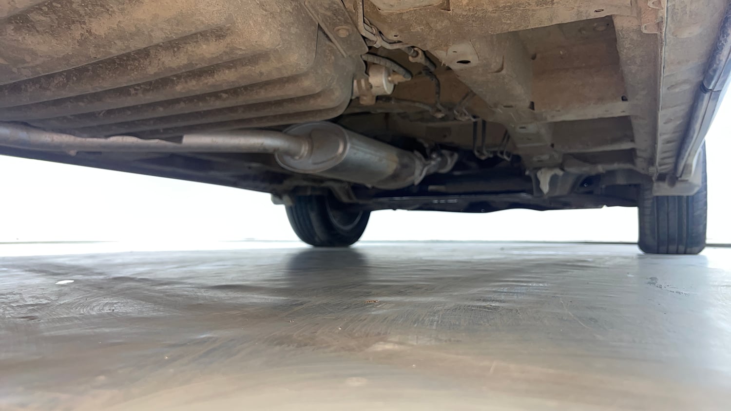 Used 2021 MG Motors Hector Sharp 1.5 DCT Petrol Petrol Automatic extra REAR RIGHT UNDERBODY VIEW