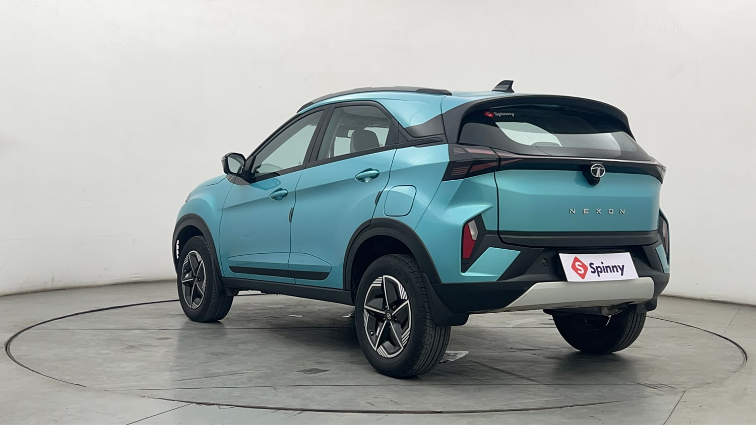 Used 2024 Tata Nexon Creative Plus 1.2 Revotron Petrol 7DCA Petrol Automatic exterior LEFT REAR CORNER VIEW