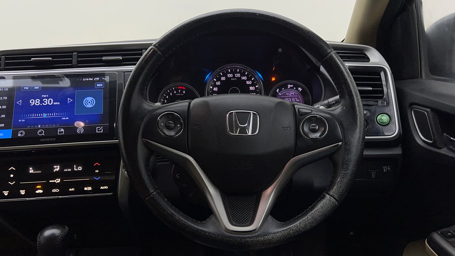 Used 2017 Honda City ZX CVT Petrol Petrol Automatic interior STEERING VIEW
