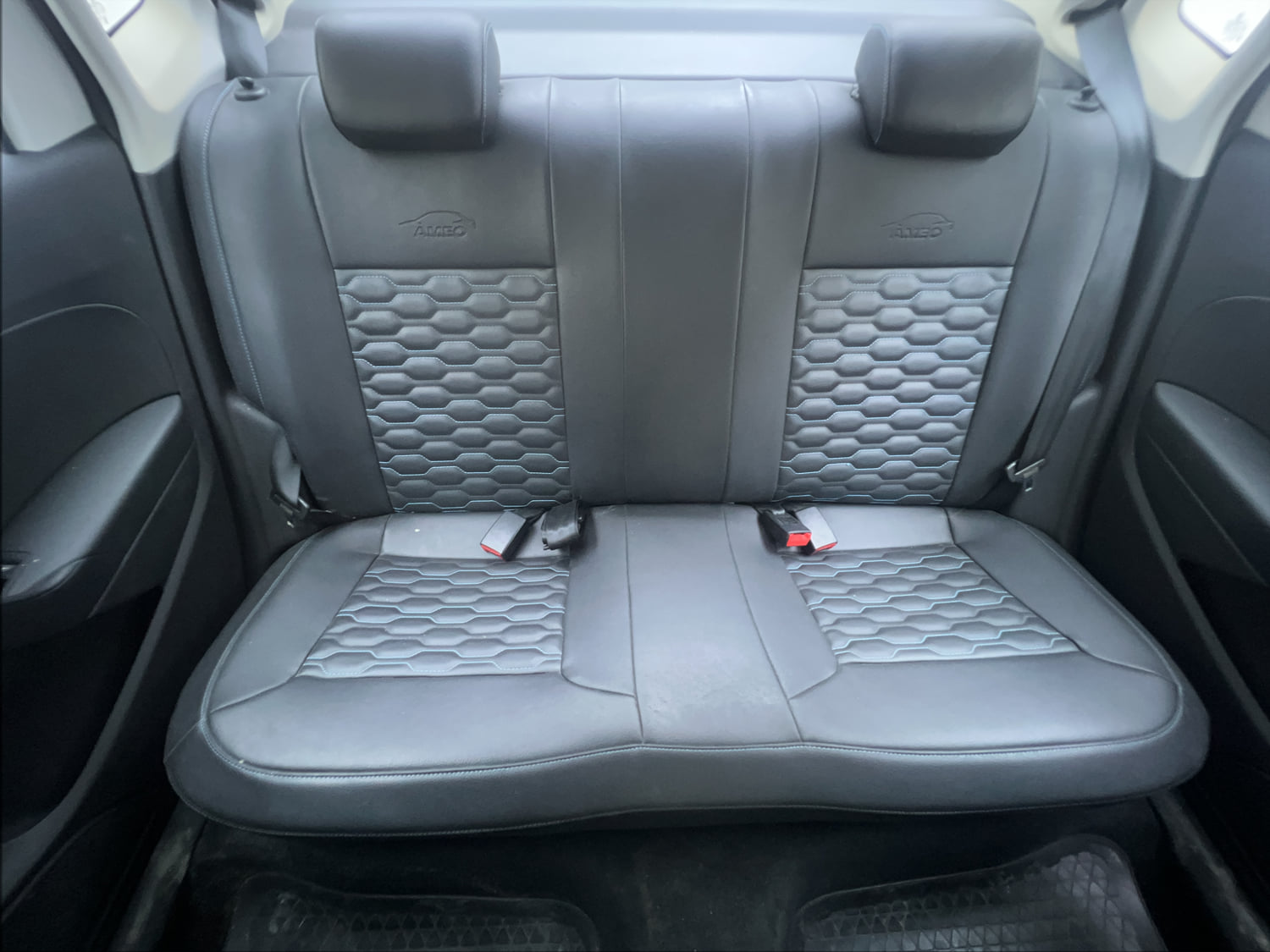 Used 2018 Volkswagen Ameo Comfortline 1.2L (P) Petrol Manual interior REAR SEAT CONDITION VIEW
