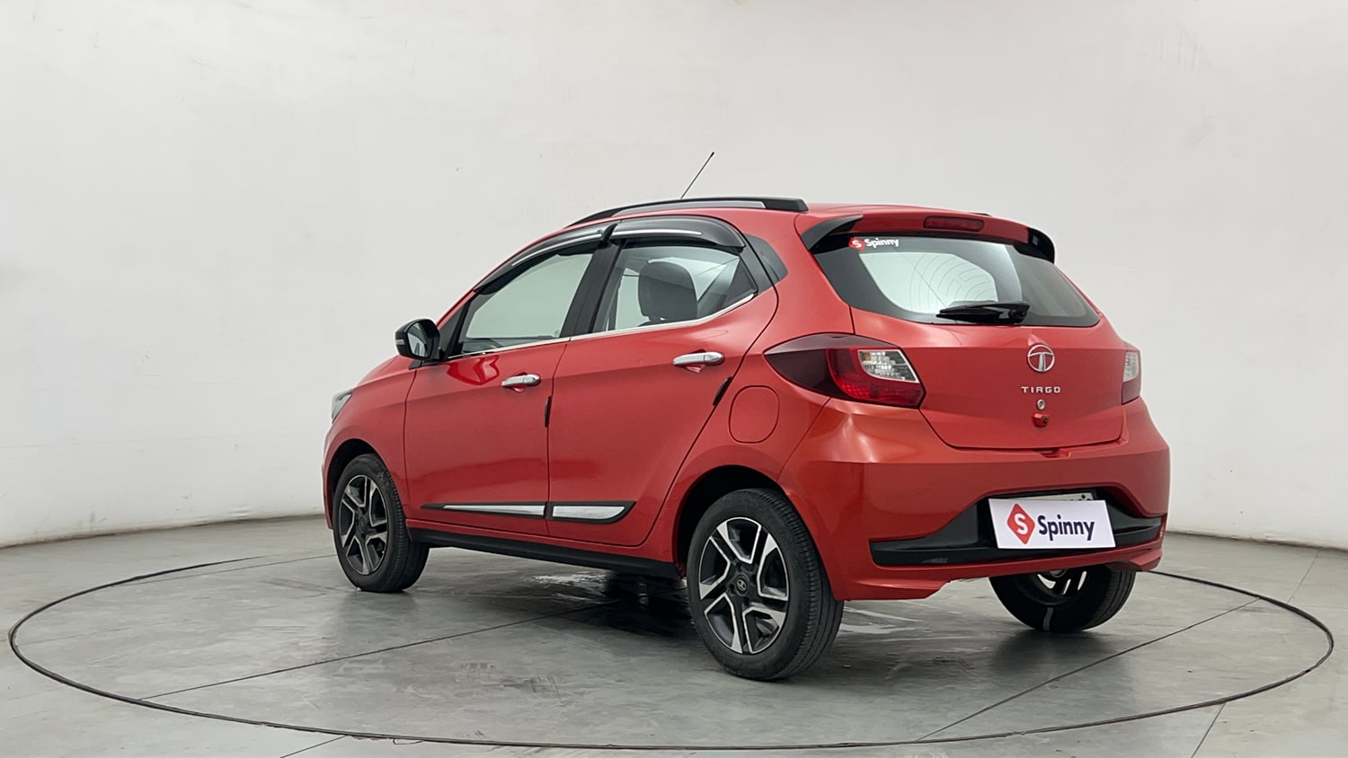 Used 2021 Tata Tiago XZ Plus Petrol Manual exterior LEFT REAR CORNER VIEW