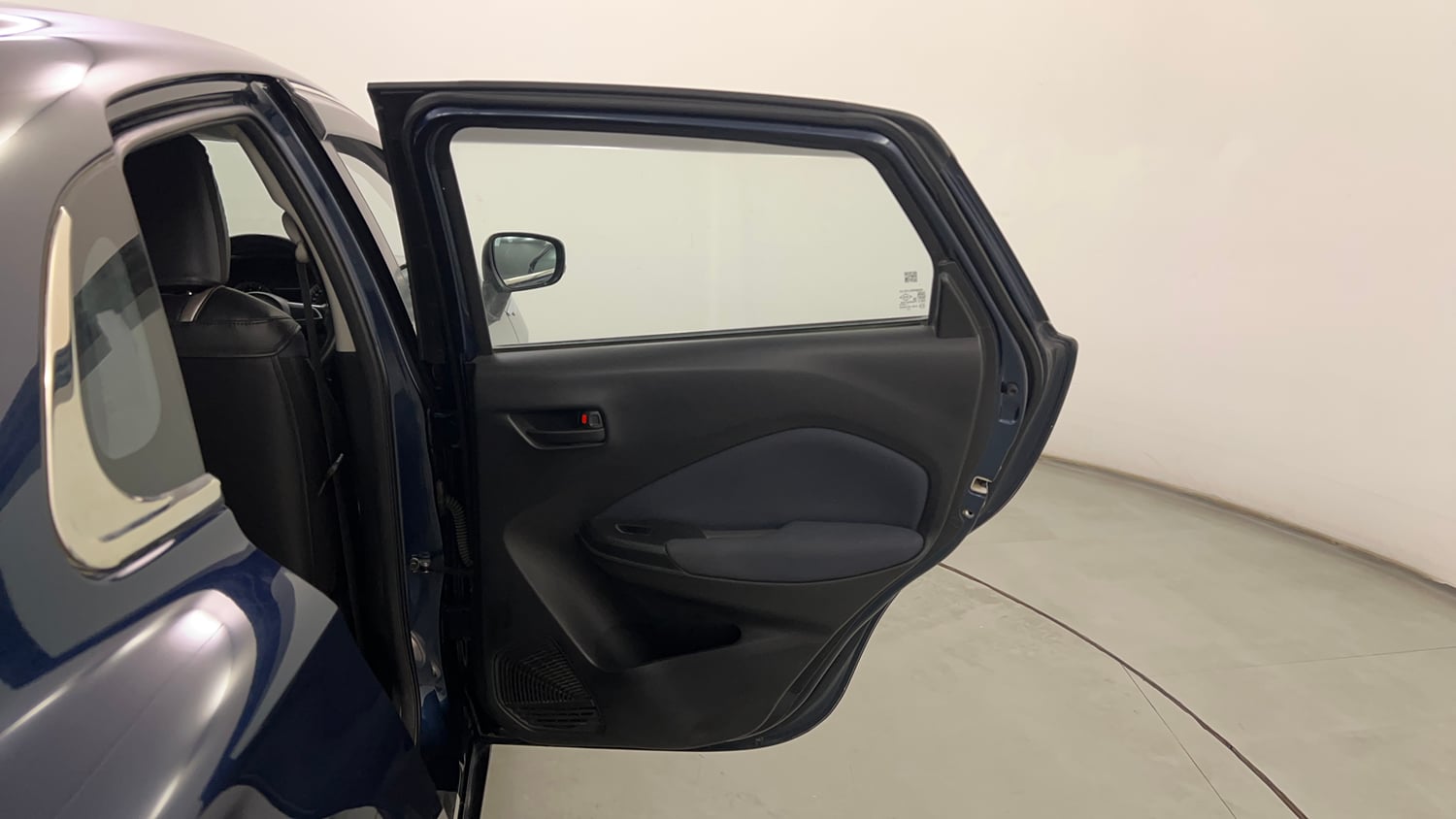 Used 2025 Maruti Suzuki Baleno Delta AGS Petrol Automatic interior RIGHT REAR DOOR OPEN VIEW