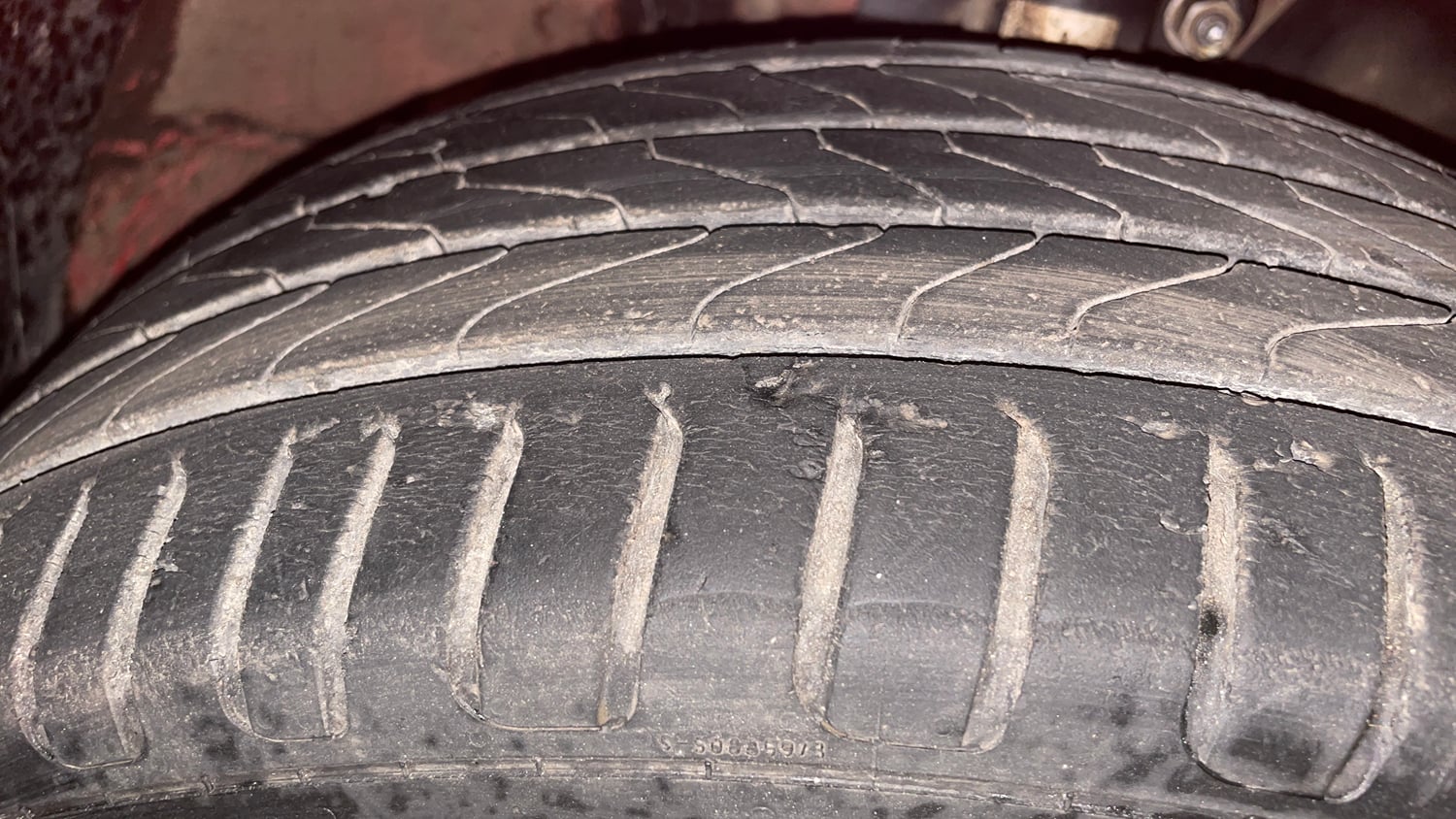 Used 2015 Volkswagen Polo GT TDI Diesel Manual tyres RIGHT FRONT TYRE TREAD VIEW