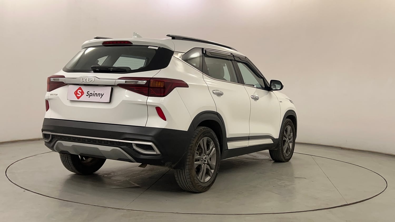 Used 2022 kia Seltos HTX 1.5 IVT Petrol Automatic exterior RIGHT REAR CORNER VIEW
