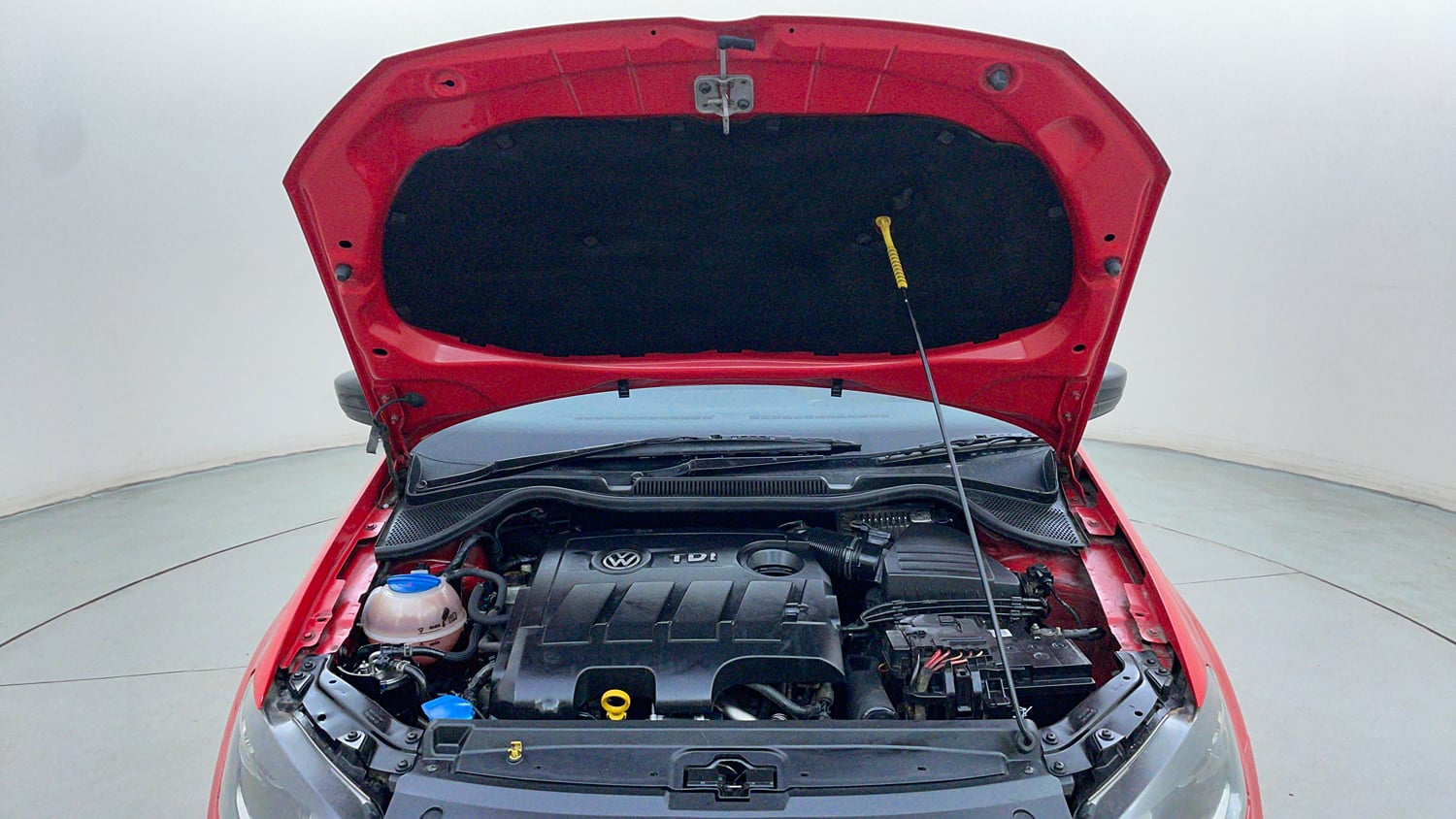 Used 2015 Volkswagen Polo GT TDI Diesel Manual engine ENGINE & BONNET OPEN FRONT VIEW