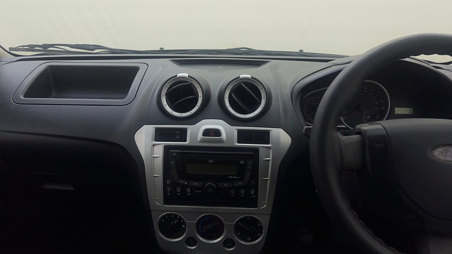 Used 2013 Ford Figo Duratorq Diesel ZXI 1.4 Diesel Manual interior MUSIC SYSTEM & AC CONTROL VIEW