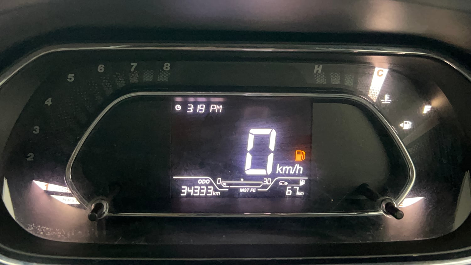 Used 2021 Tata Tiago XZ Plus Petrol Manual interior CLUSTERMETER VIEW