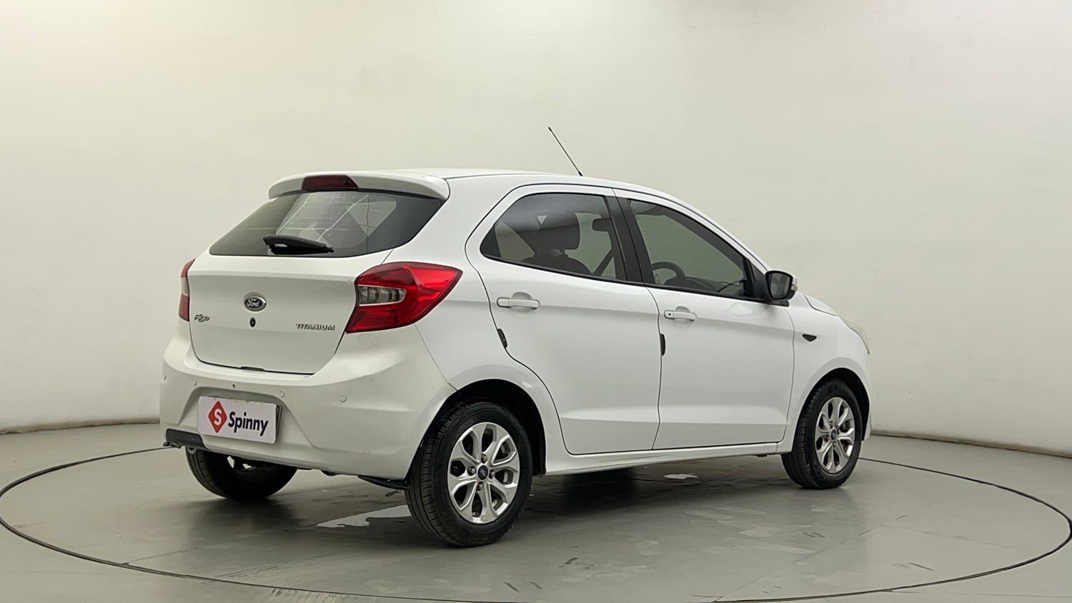 Used 2018 Ford Figo Titanium 1.2 Ti-VCT Petrol Manual exterior RIGHT REAR CORNER VIEW