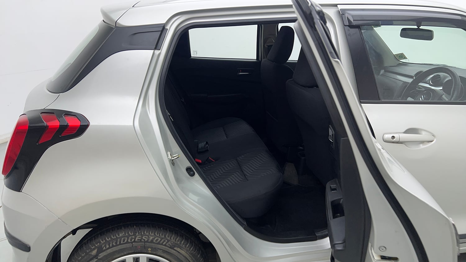 Used 2021 Maruti Suzuki Swift VXi Petrol Manual interior RIGHT SIDE REAR DOOR CABIN VIEW