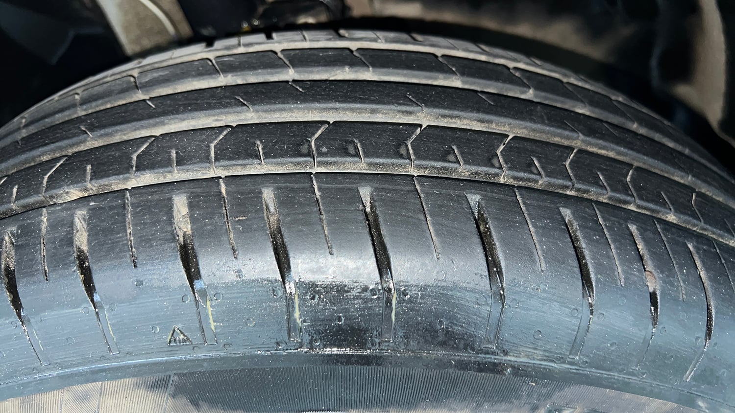 Used 2023 Tata Punch Pure MT Petrol Manual tyres RIGHT FRONT TYRE TREAD VIEW