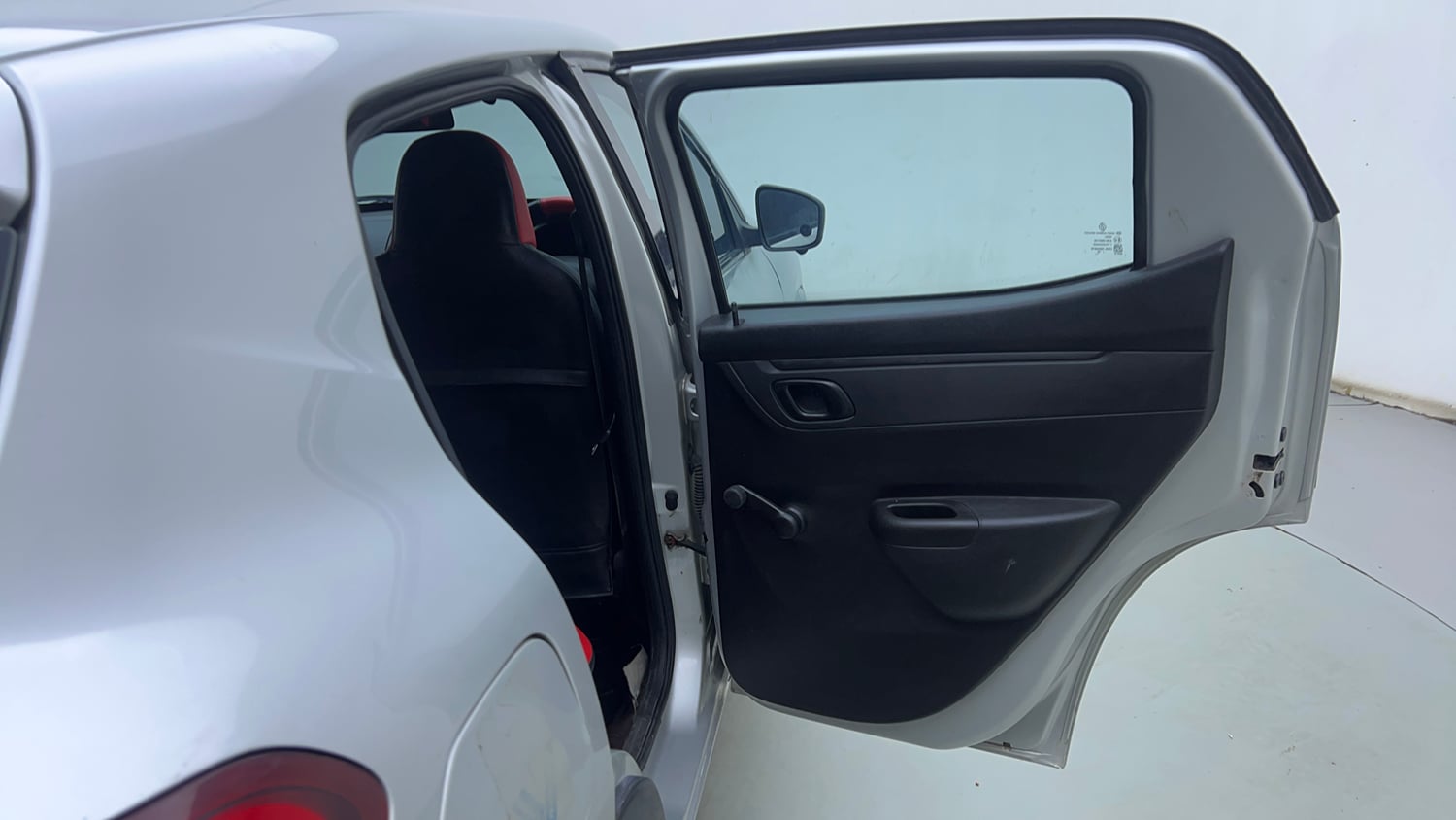 Used 2019 Renault Kwid 1.0 RXT AMT Opt Petrol Automatic interior RIGHT REAR DOOR OPEN VIEW