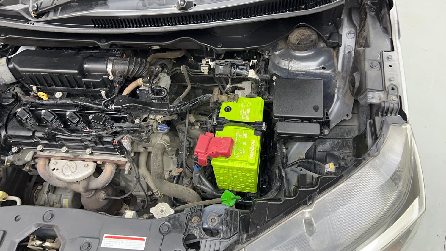 Used 2019 Maruti Suzuki XL6 Alpha AT Petrol Petrol Automatic engine ENGINE LEFT SIDE VIEW