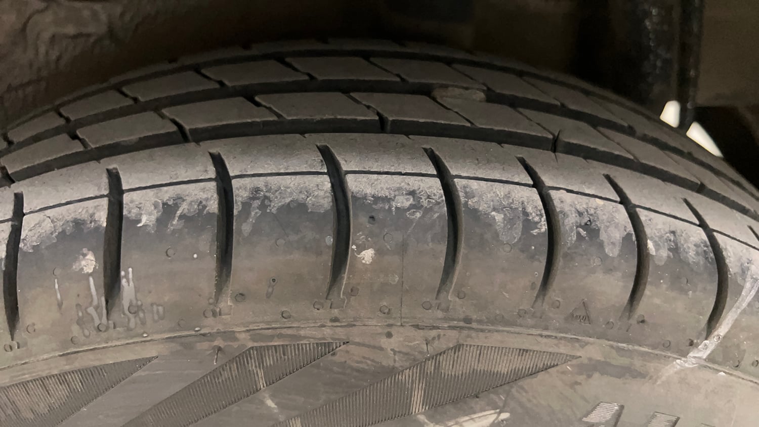 Used 2016 Maruti Suzuki Celerio VXi AMT Petrol Automatic tyres LEFT REAR TYRE TREAD VIEW