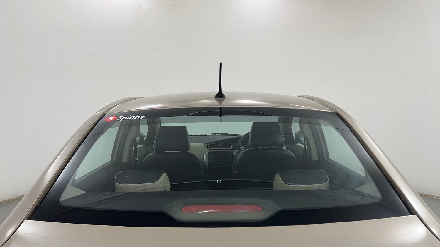 Used 2014 Tata Zest XMS Petrol Petrol Manual exterior BACK WINDSHIELD VIEW