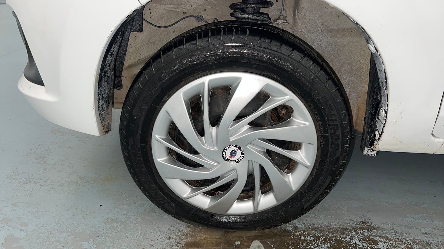 Used 2020 Maruti Suzuki Alto K10 VXi Petrol Manual tyres LEFT FRONT TYRE RIM VIEW