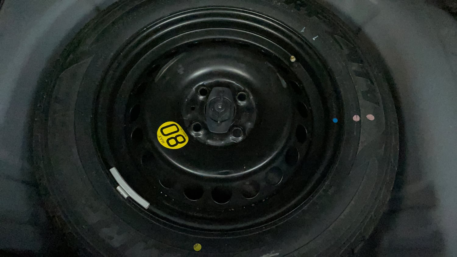 Used 2016 Maruti Suzuki Baleno Zeta 1.2 Petrol Manual tyres SPARE TYRE VIEW