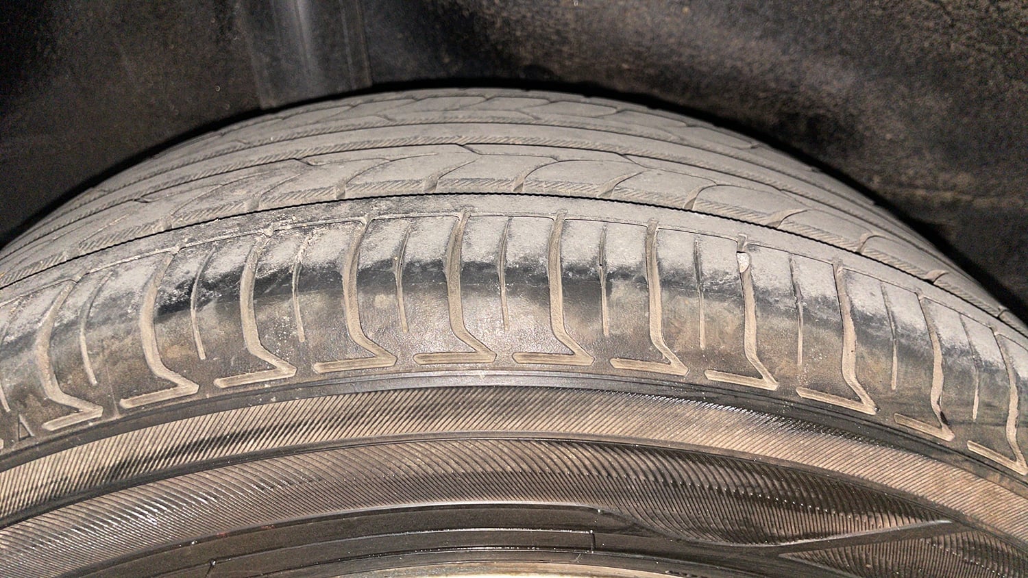 Used 2016 Honda Jazz V Petrol Petrol Manual tyres RIGHT REAR TYRE TREAD VIEW