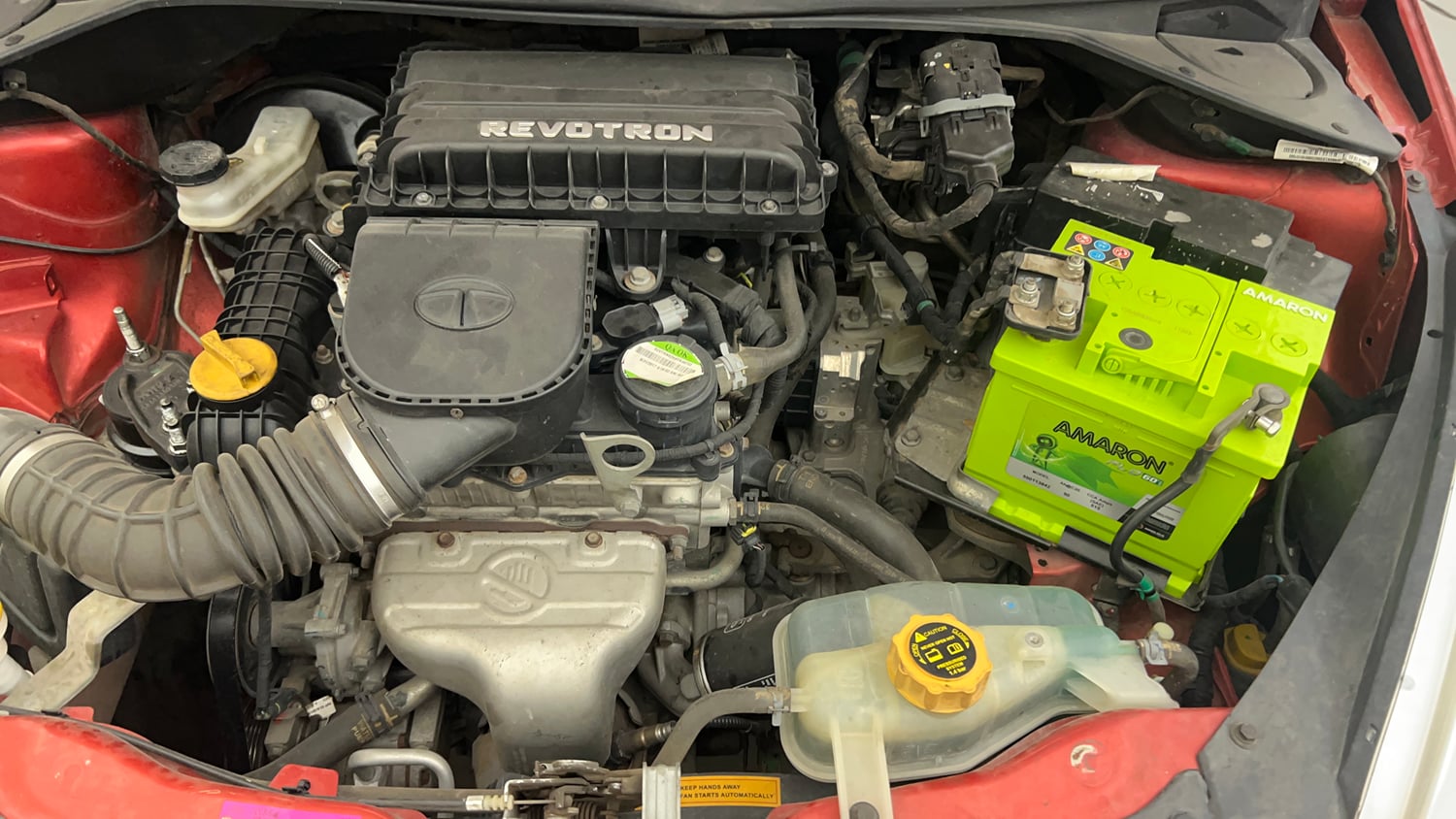 Used 2017 Tata Tiago Revotron XTA Petrol Automatic engine ENGINE LEFT SIDE VIEW