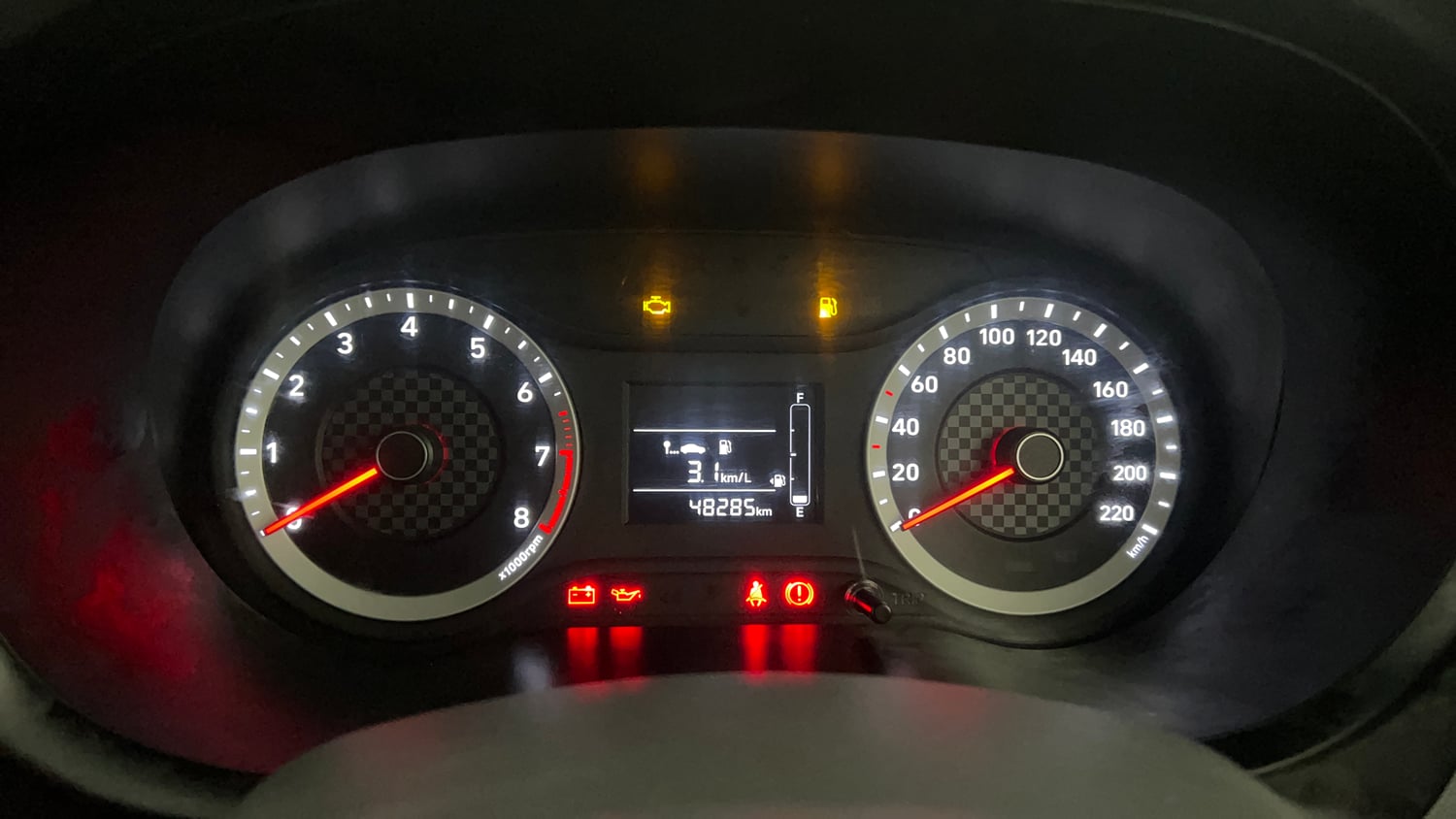 Used 2020 Hyundai Grand i10 Nios Magna 1.2 Kappa VTVT Petrol Manual interior CLUSTERMETER VIEW