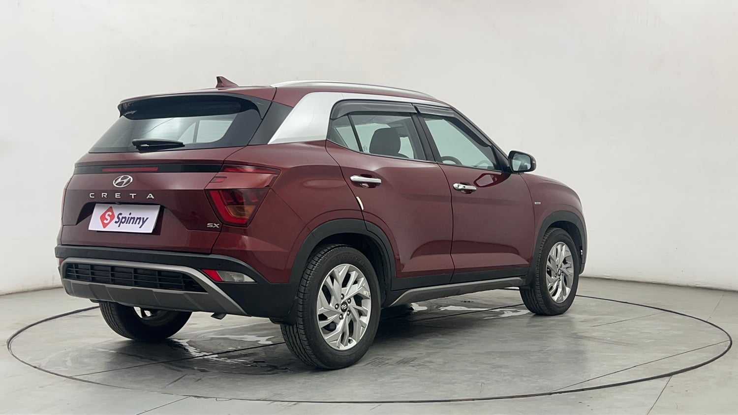 Used 2021 Hyundai Creta SX 1.5 Petrol IVT Petrol Automatic exterior RIGHT REAR CORNER VIEW