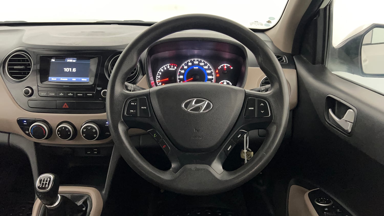 Used 2018 Hyundai Grand i10 Sportz 1.2 Kappa VTVT Petrol Manual interior STEERING VIEW