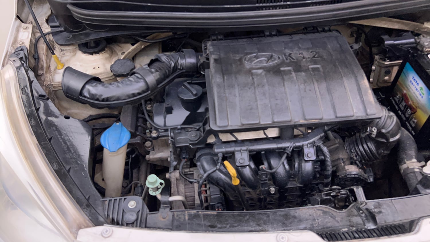 Used 2017 Hyundai Grand i10 Sportz 1.2 Kappa VTVT Petrol Manual engine ENGINE RIGHT SIDE VIEW