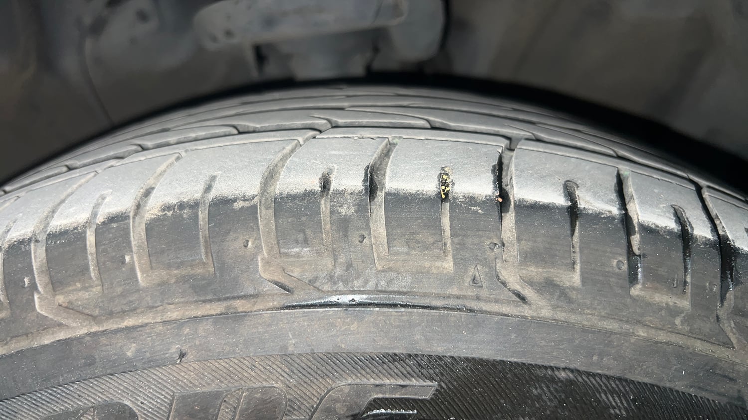 Used 2021 Hyundai Creta SX 1.5 Petrol IVT Petrol Automatic tyres RIGHT FRONT TYRE TREAD VIEW