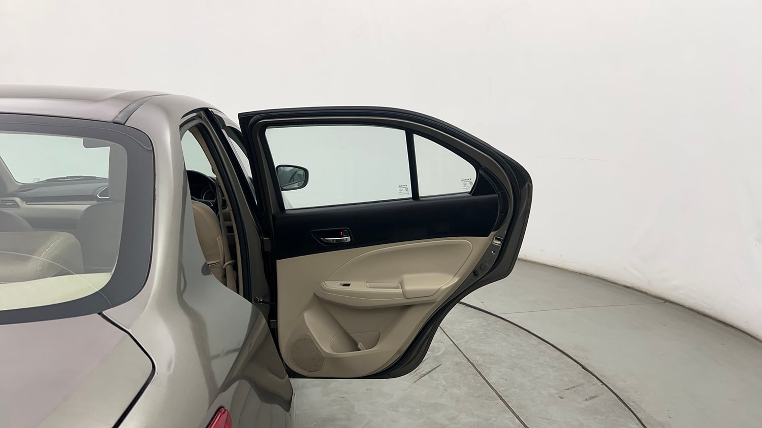 Used 2020 Maruti Suzuki Dzire VXi AMT Petrol Automatic interior RIGHT REAR DOOR OPEN VIEW