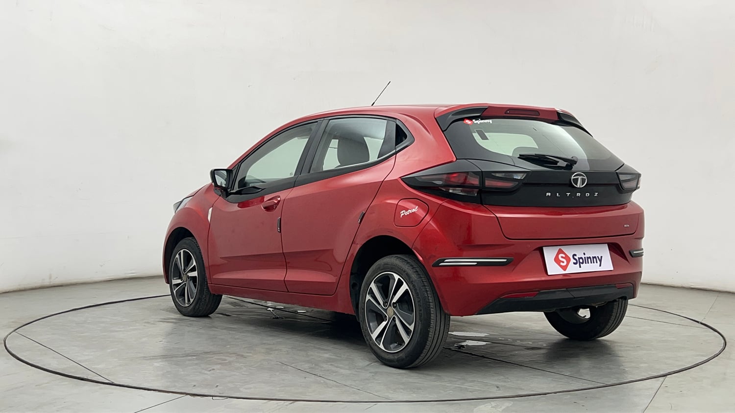 Used 2022 Tata Altroz XZA Petrol Petrol Automatic exterior LEFT REAR CORNER VIEW