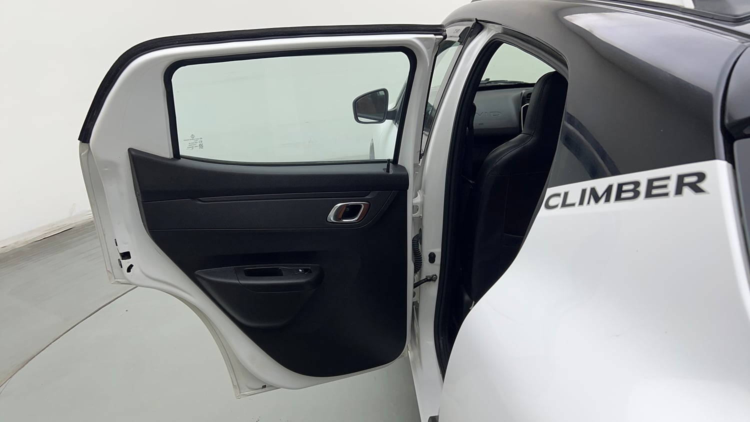Used 2022 Renault Kwid Climber Dual Tone Petrol Manual interior LEFT REAR DOOR OPEN VIEW