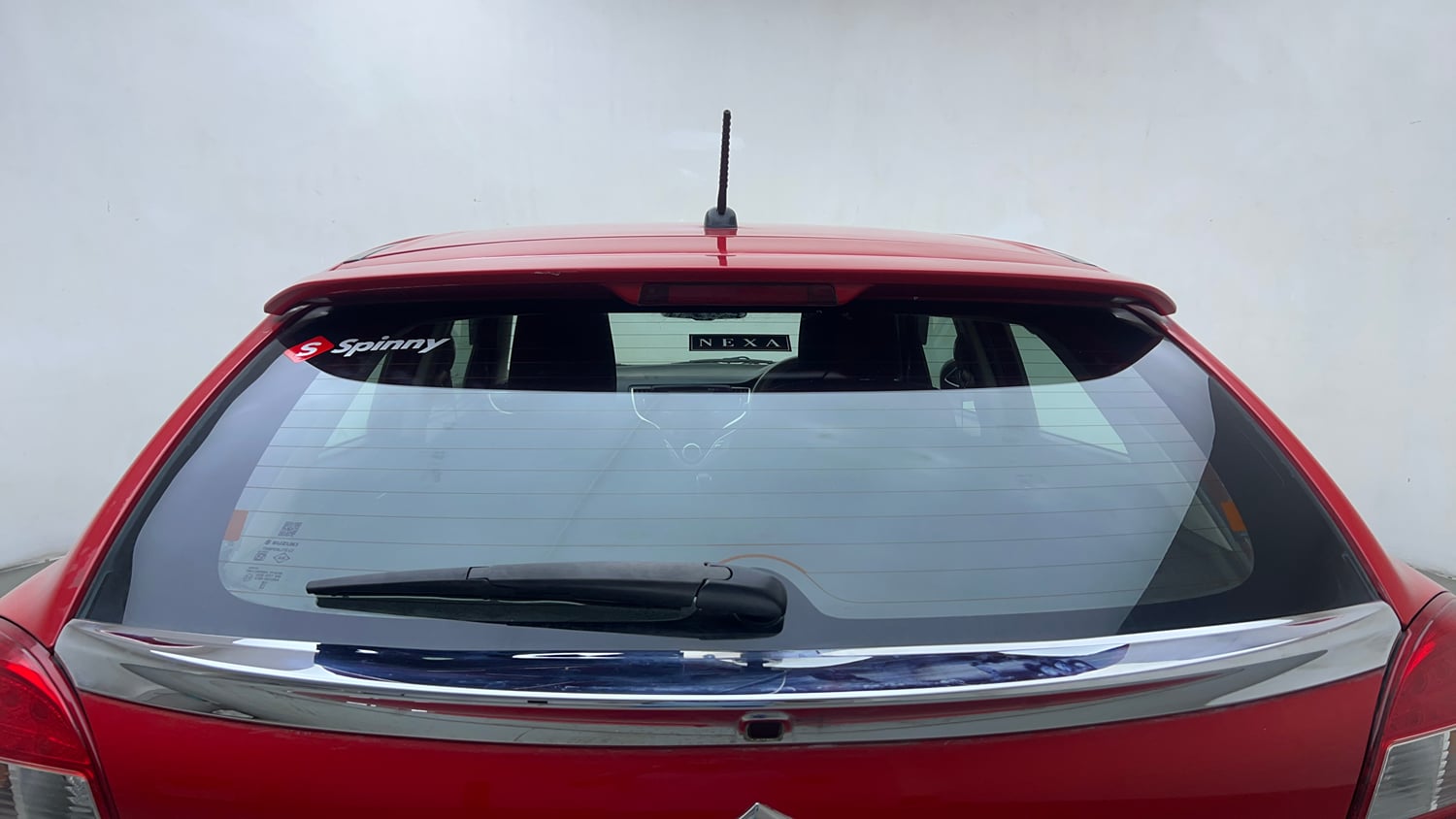 Used 2017 Maruti Suzuki Baleno Zeta 1.2 AT Petrol Automatic exterior BACK WINDSHIELD VIEW