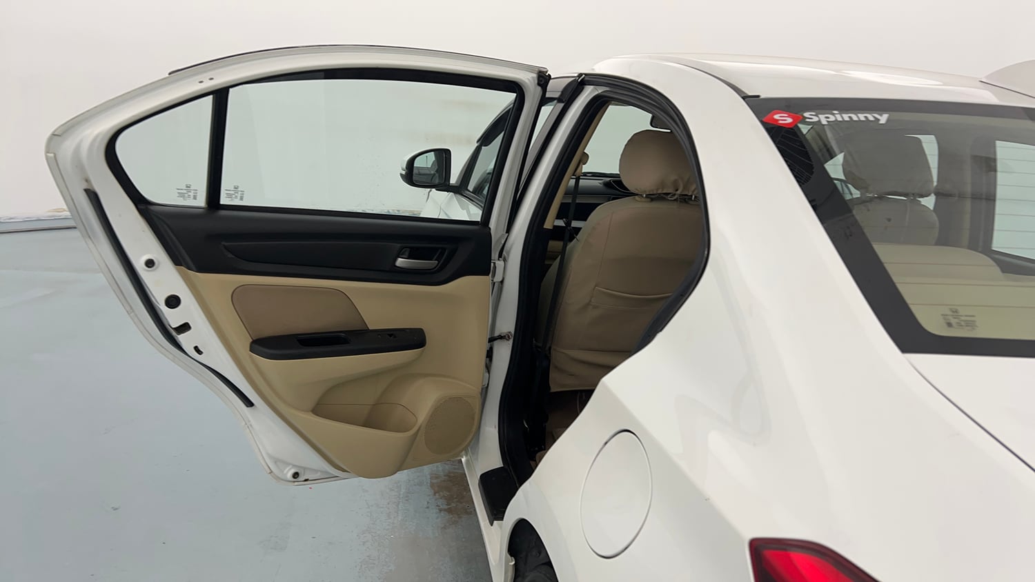 Used 2023 Honda Amaze VX 1.2 Petrol MT Petrol Manual interior LEFT REAR DOOR OPEN VIEW