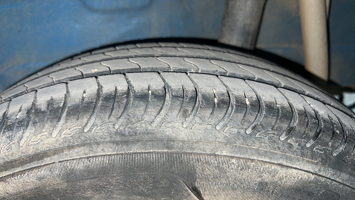 Used 2020 Maruti Suzuki S-Presso VXi Plus Petrol Manual tyres LEFT REAR TYRE TREAD VIEW