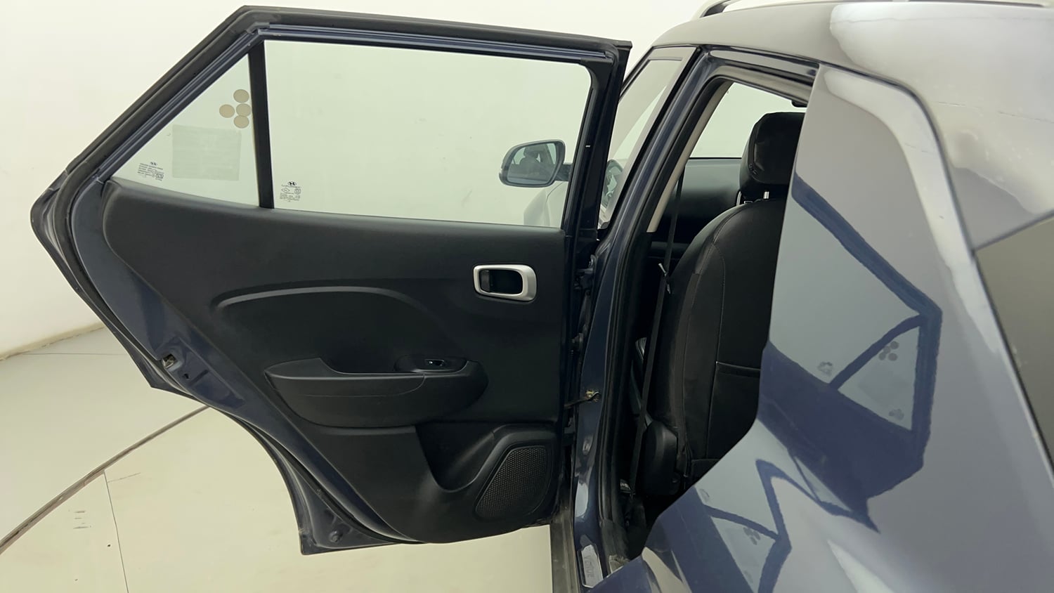 Used 2019 Hyundai Venue SX Plus 1.0 Turbo DCT Petrol Automatic interior LEFT REAR DOOR OPEN VIEW