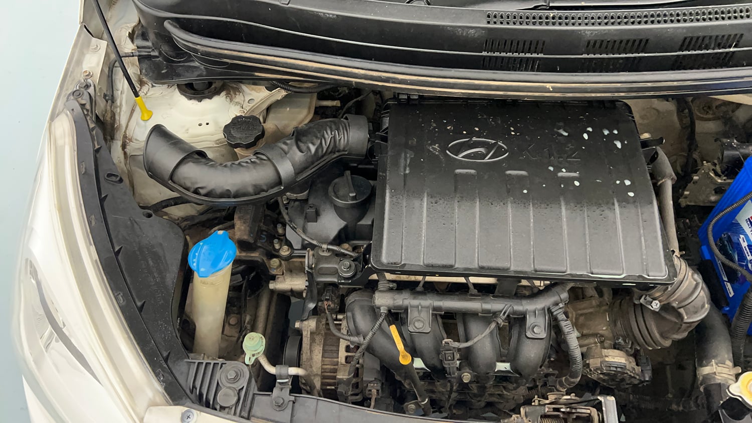 Used 2018 Hyundai Grand i10 Sportz 1.2 Kappa VTVT Petrol Manual engine ENGINE RIGHT SIDE VIEW