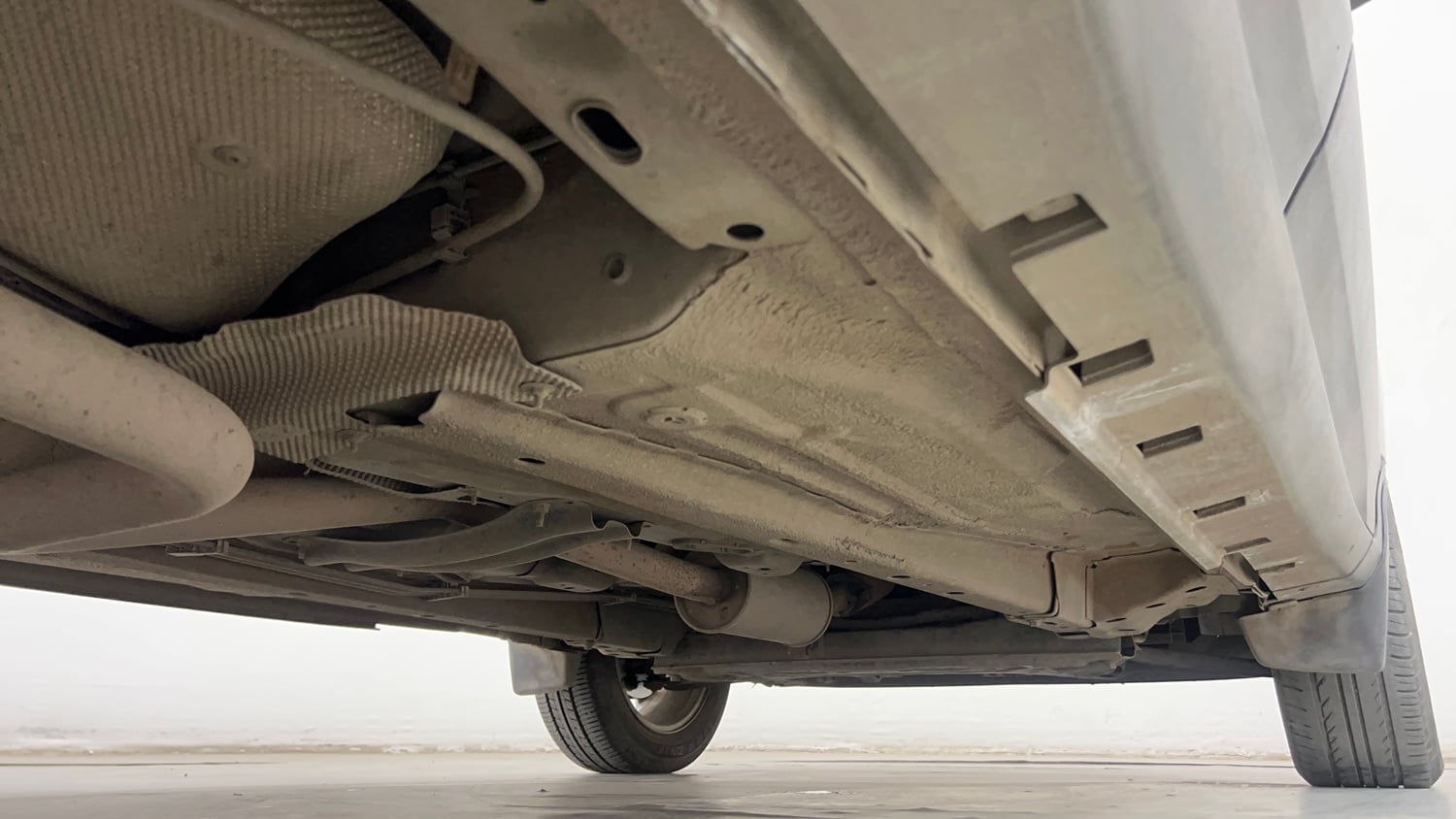 Used 2017 Ford EcoSport Titanium 1.5L Ti-VCT AT Petrol Automatic extra REAR RIGHT UNDERBODY VIEW