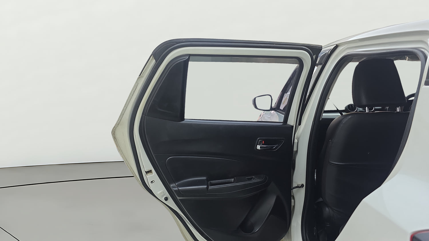Used 2018 Maruti Suzuki Swift VDi Diesel Manual interior LEFT REAR DOOR OPEN VIEW