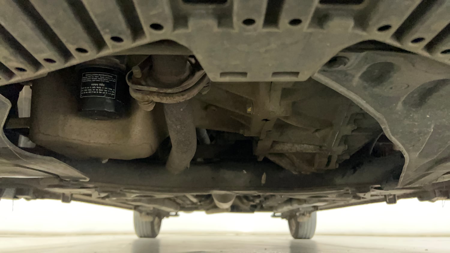 Used 2022 Maruti Suzuki Ciaz Zeta 1.5 Petrol Manual extra FRONT LEFT UNDERBODY VIEW