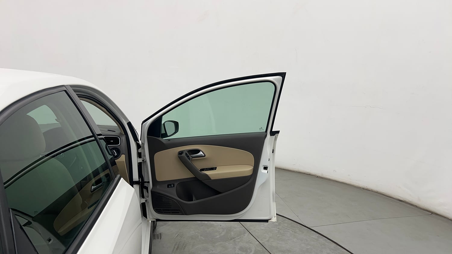 Used 2022 Volkswagen Vento Highline 1.0L TSI Petrol Manual interior RIGHT FRONT DOOR OPEN VIEW