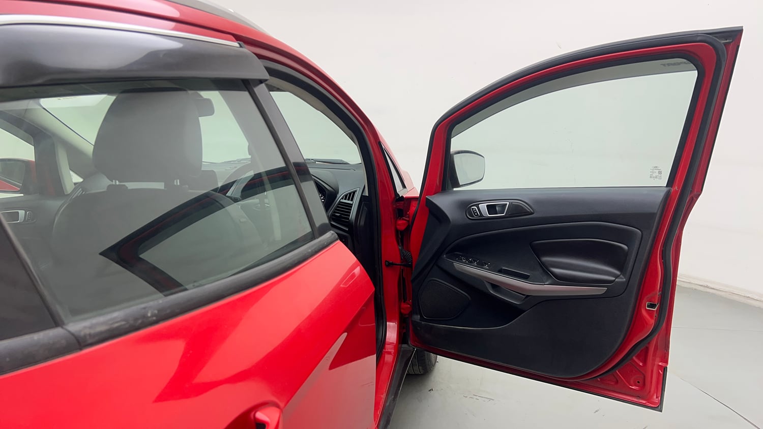 Used 2018 Ford EcoSport Titanium + 1.5L TDCi Diesel Manual interior RIGHT FRONT DOOR OPEN VIEW