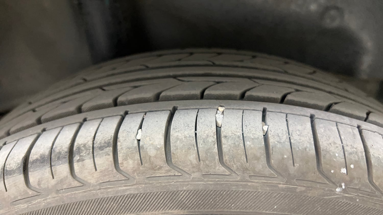 Used 2020 Honda City V Petrol Petrol Manual tyres RIGHT REAR TYRE TREAD VIEW