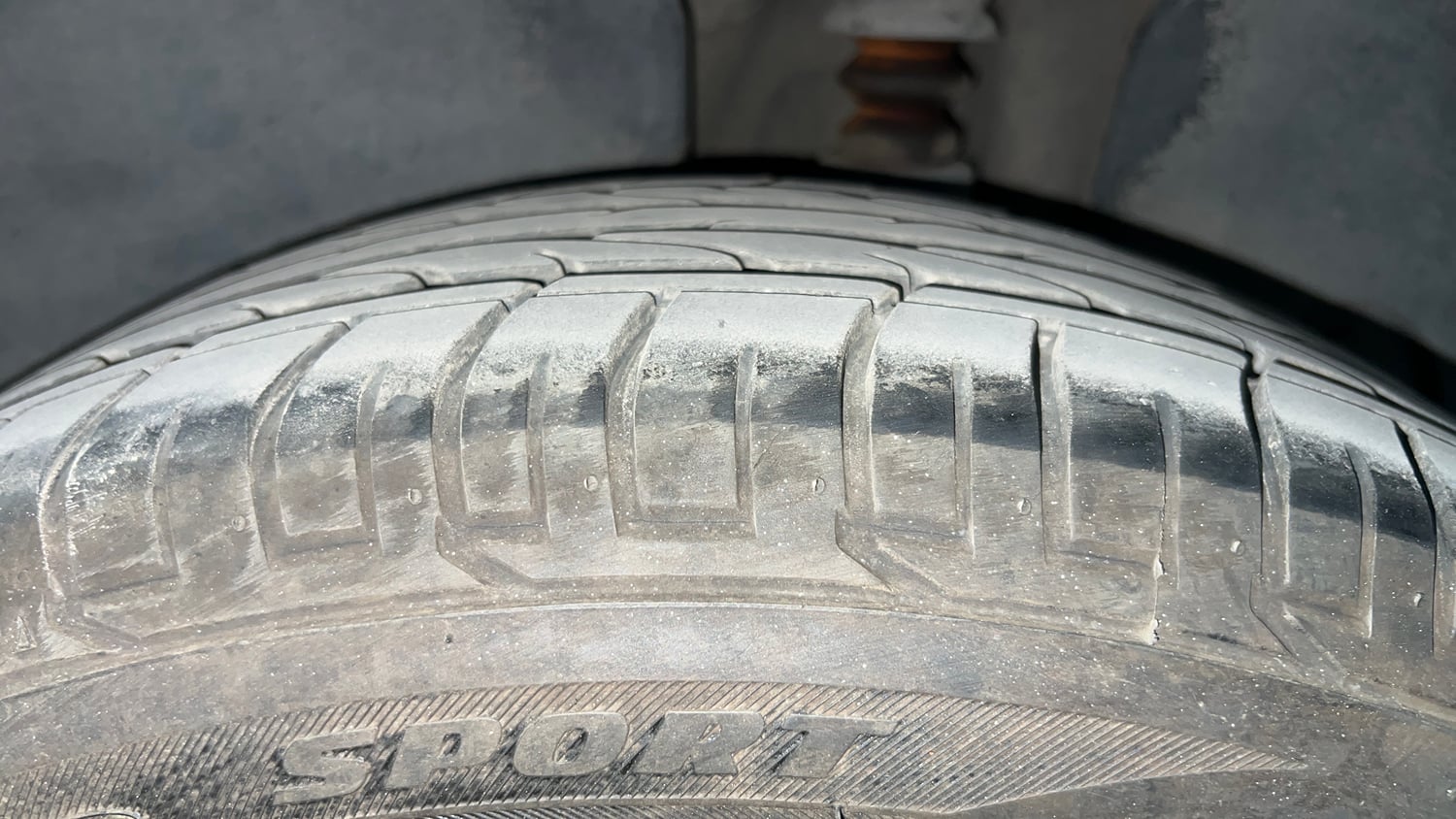 Used 2021 Hyundai Creta SX 1.5 Petrol IVT Petrol Automatic tyres LEFT REAR TYRE TREAD VIEW