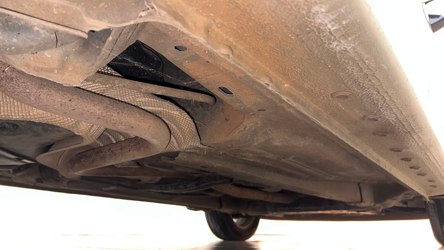 Used 2020 Ford Figo Aspire Titanium1.5 TDCi Diesel Manual extra REAR RIGHT UNDERBODY VIEW