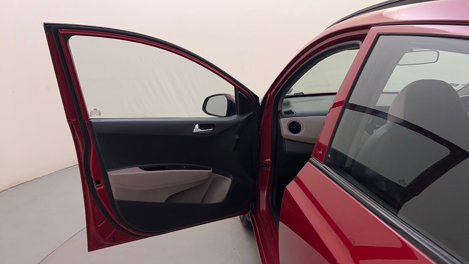 Used 2019 Hyundai Grand i10 Asta 1.2 Kappa VTVT Petrol Manual interior LEFT FRONT DOOR OPEN VIEW