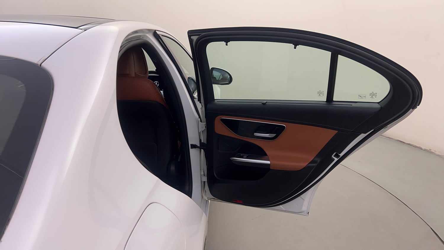 Used 2022 Mercedes-Benz C-Class C 200 Petrol Automatic interior RIGHT REAR DOOR OPEN VIEW