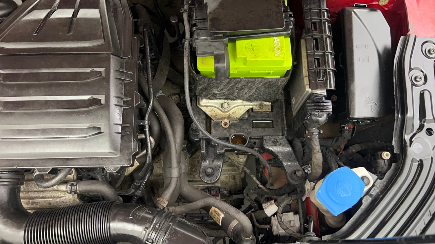 Used 2022 Skoda Slavia Style 1.0L TSI AT Petrol Automatic engine ENGINE LEFT SIDE VIEW