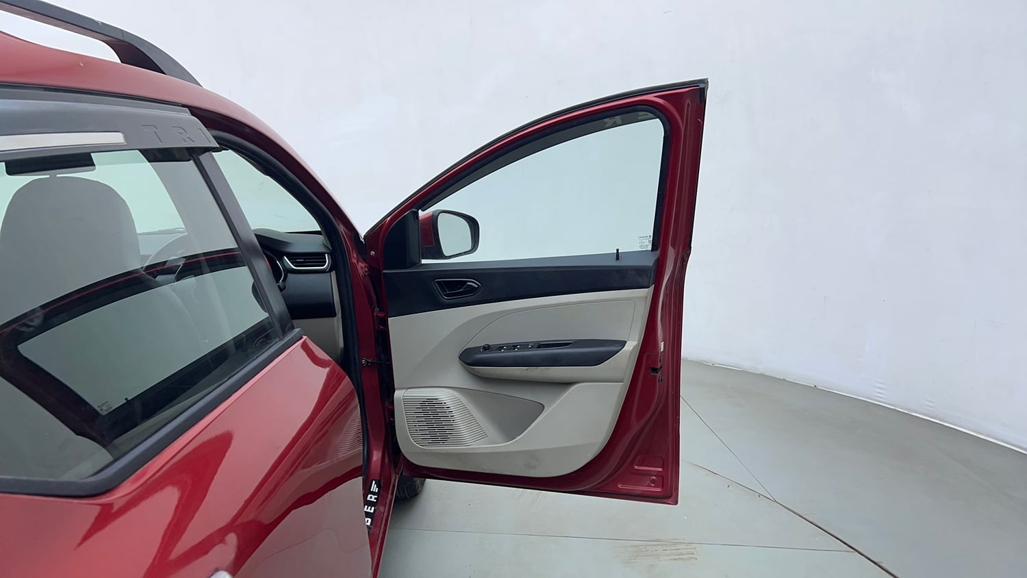 Used 2020 Renault Triber RXT Petrol Manual interior RIGHT FRONT DOOR OPEN VIEW