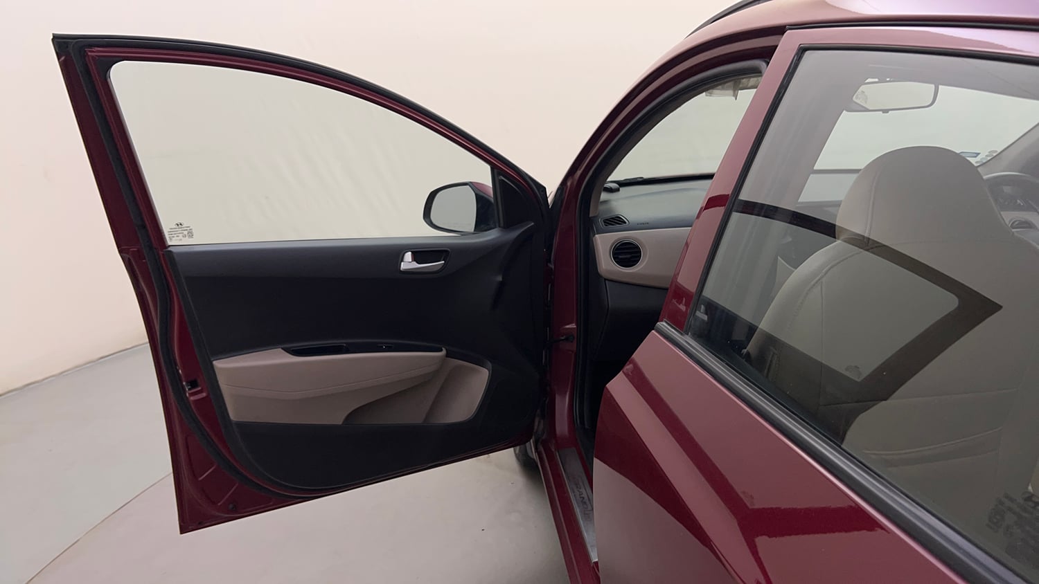 Used 2016 Hyundai Grand i10 Asta AT 1.2 Kappa VTVT (O) Petrol Automatic interior LEFT FRONT DOOR OPEN VIEW